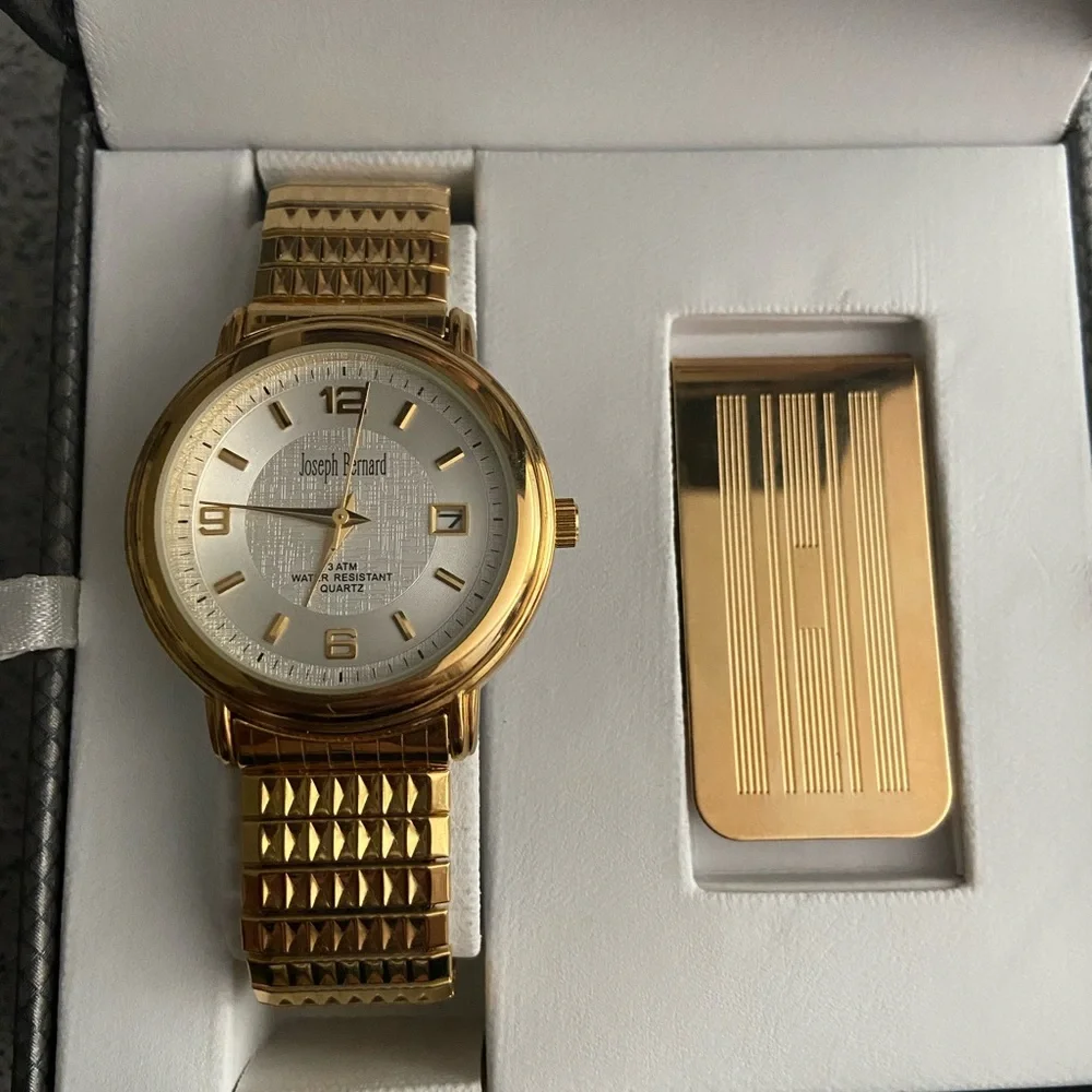 Joseph Bernard Watch with Money Clip Vintage ✨Brand New✨ - Picture 2 of 9